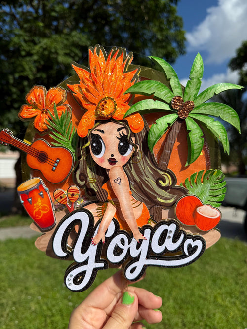 Tropicoqueta / Karol G Caketopper / Feliz cumpleaños